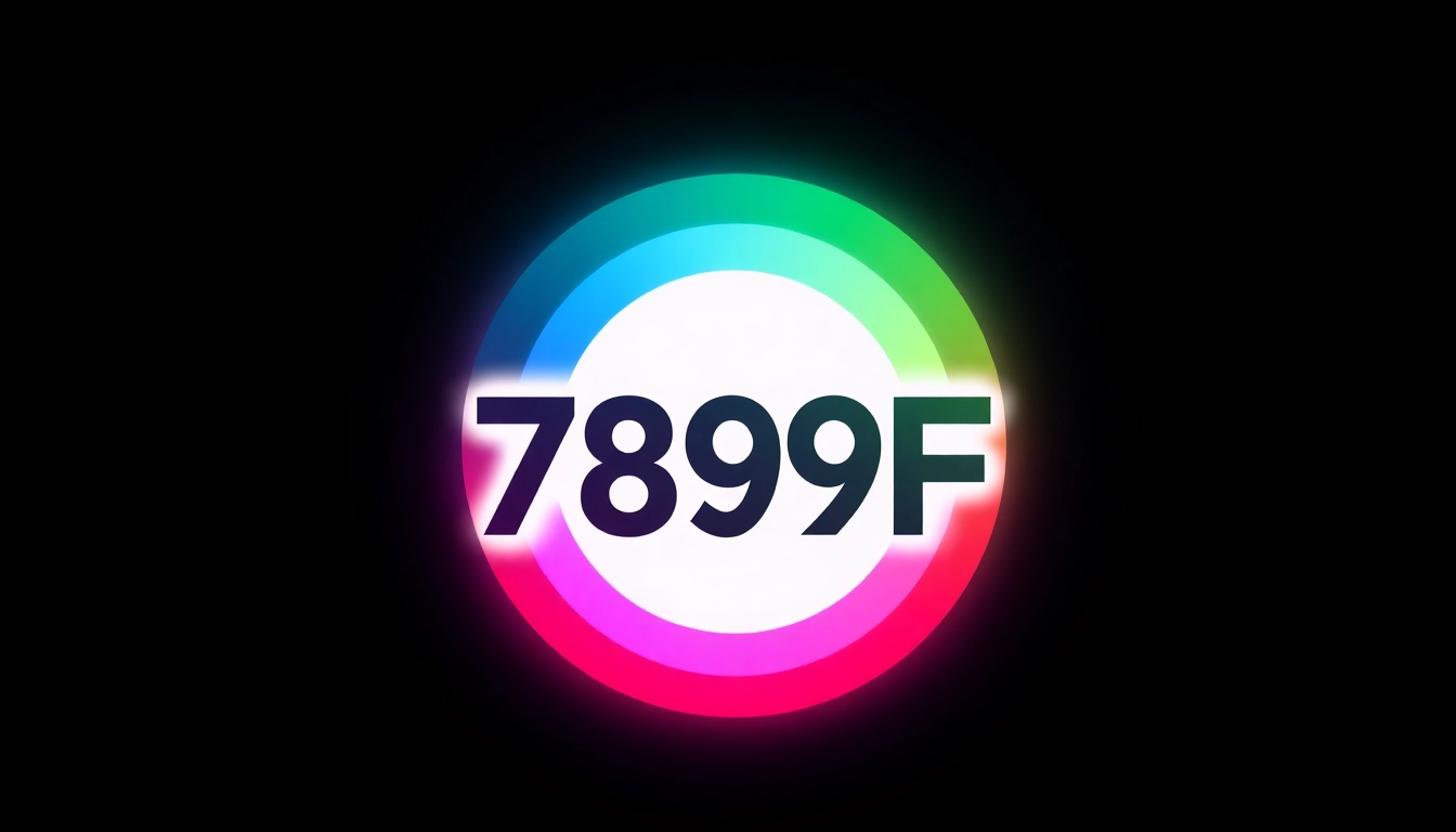 High-resolution visual of the 789F logo with a modern tech aesthetic, highlighting brand identity and trustworthiness for users seeking 789F services.