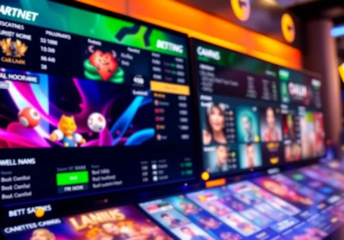 Engaging image showcasing uu88.cymru's live betting platform with user-friendly interface and vibrant graphics.