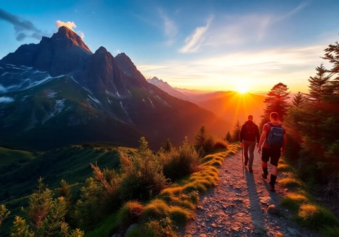 Join a guided hike through lush mountains with expert guides leading the way, ensuring an unforgettable adventure.