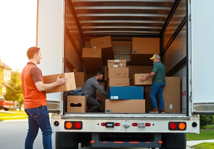 Apex Moving Service in Calgary AB providing professional local moving in a friendly Calgary neighborhood.