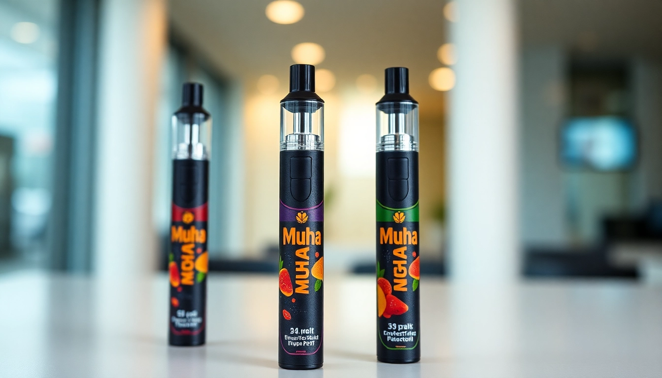 Authentic Muha Meds disposables with rich flavor profiles and sleek design ready for vaping enthusiasts.