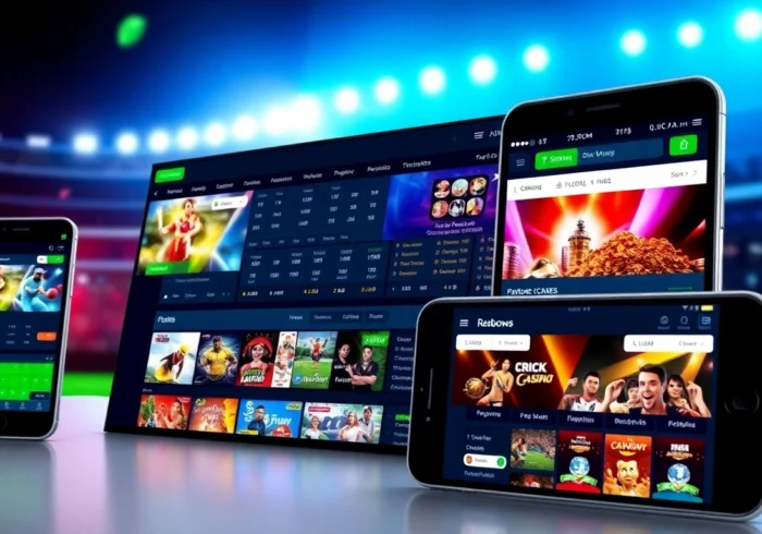 Laser 247 online betting platform with live sports and casino games on mobile and desktop, emphasizing speed and security for users.