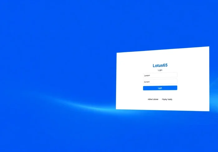 Secure Lotus365 Login screen showcasing an easy-to-use interface for online betting and gaming access, highlighting simplicity and professionalism for users.