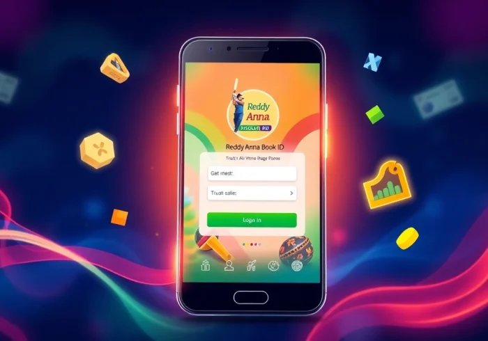 Secure Reddy Anna Book ID being accessed on a smartphone for fast cricket betting in India, emphasizing trust and ease of use for users.