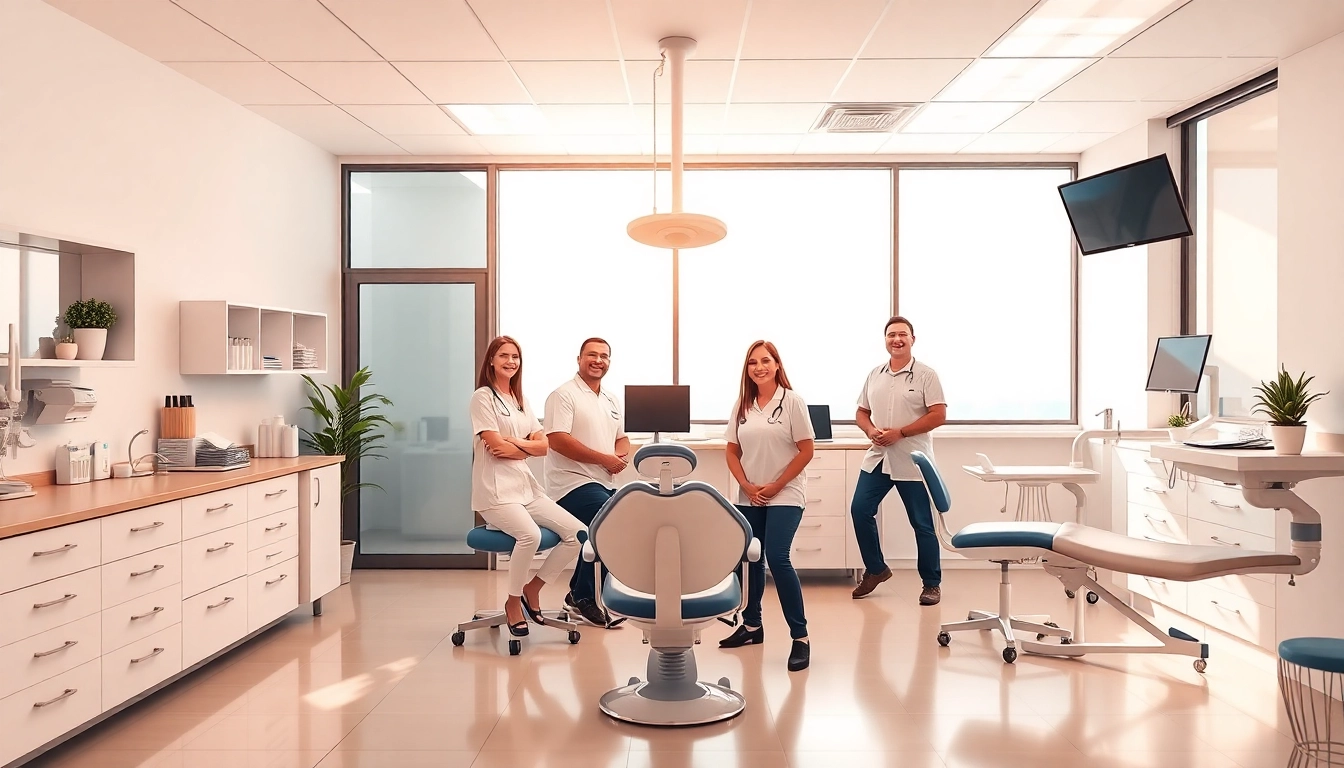 Friendly team at Ventura Bright Dental providing caring dental services in a bright, modern