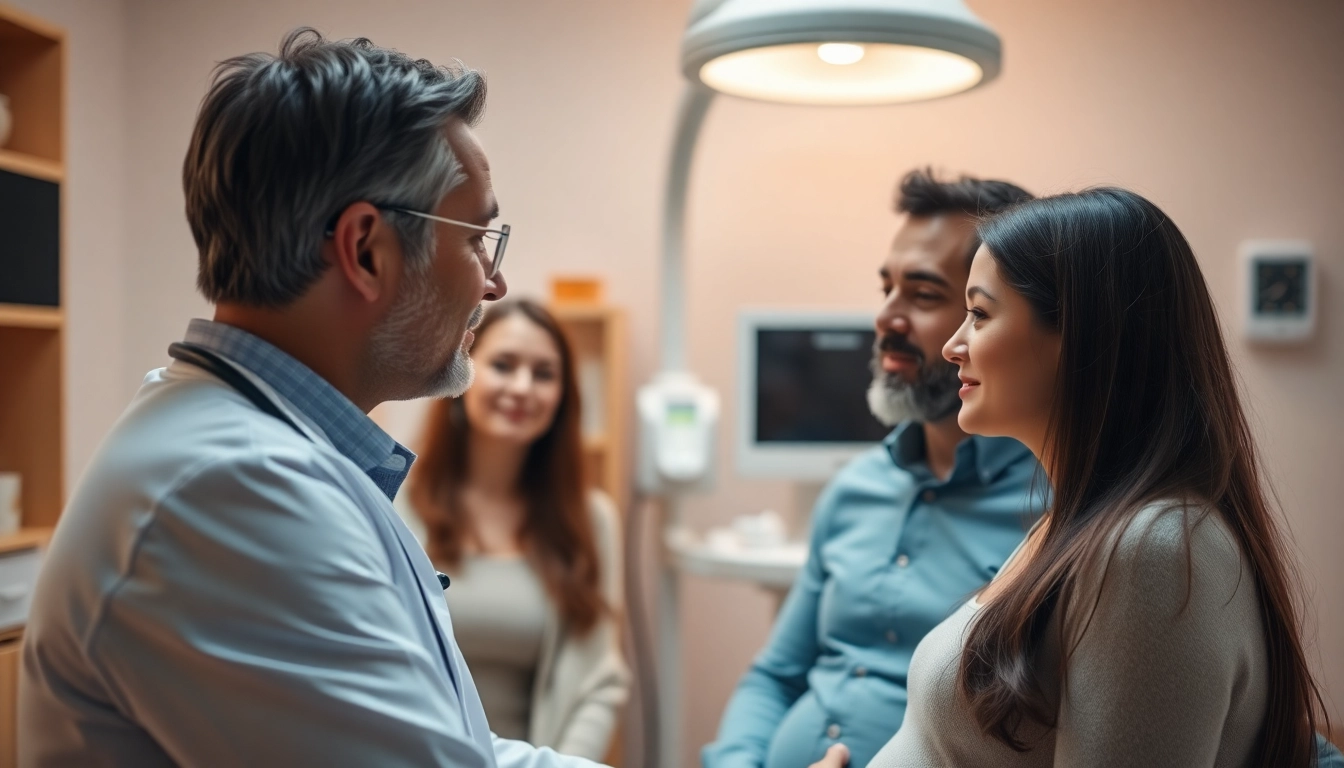 Understanding pma significato a caring doctor explains fertility options to a couple in a