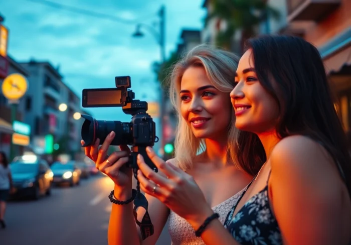 High-quality shot capturing the essence of rychle prachy Pornann with women in street scenarios
