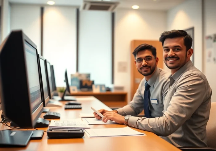 Sarkari Result update Person checking latest government exam results online on a laptop