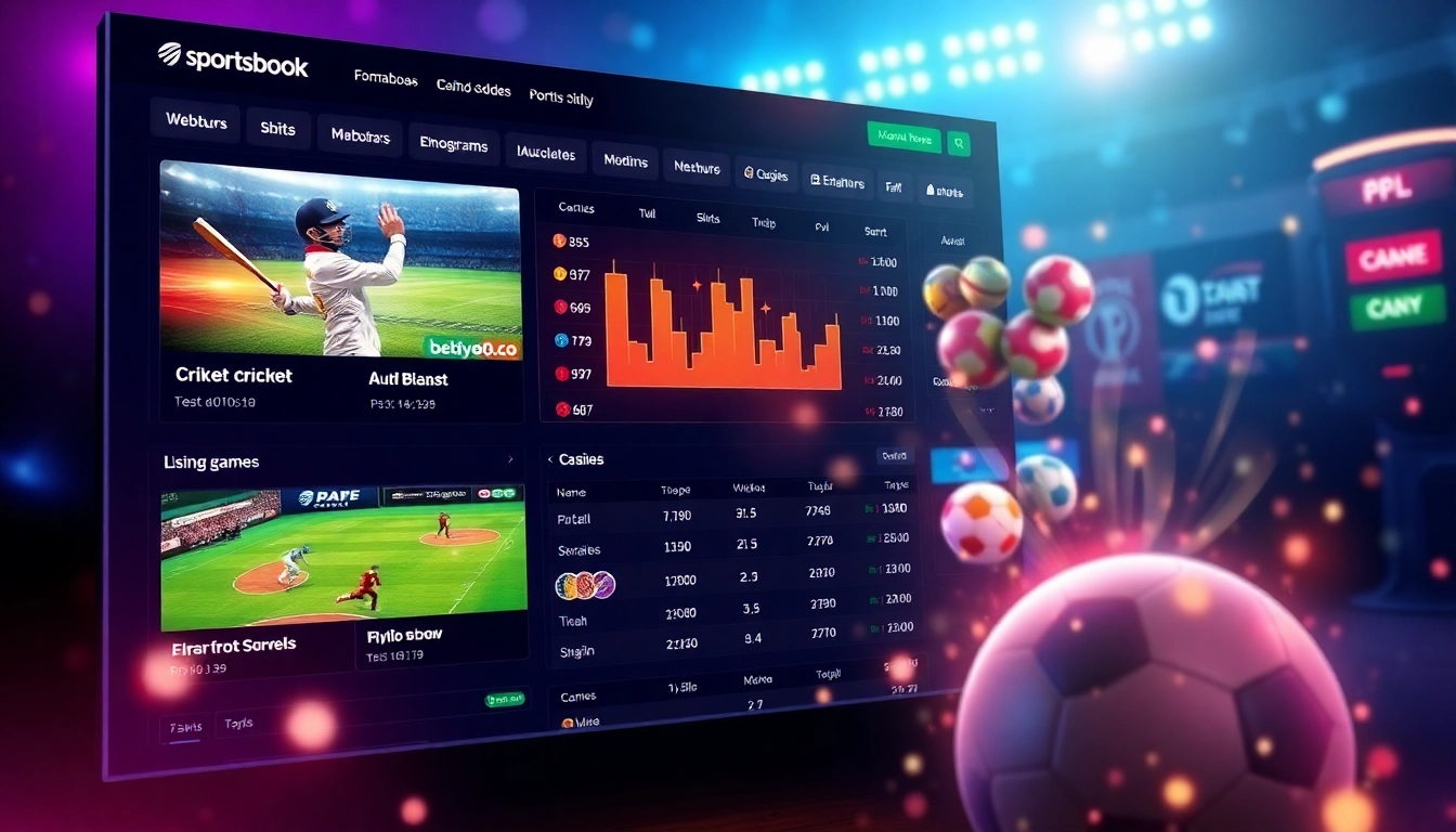 Engaging graphic showcasing Cricbet99 club with active sports bets and live casino games,