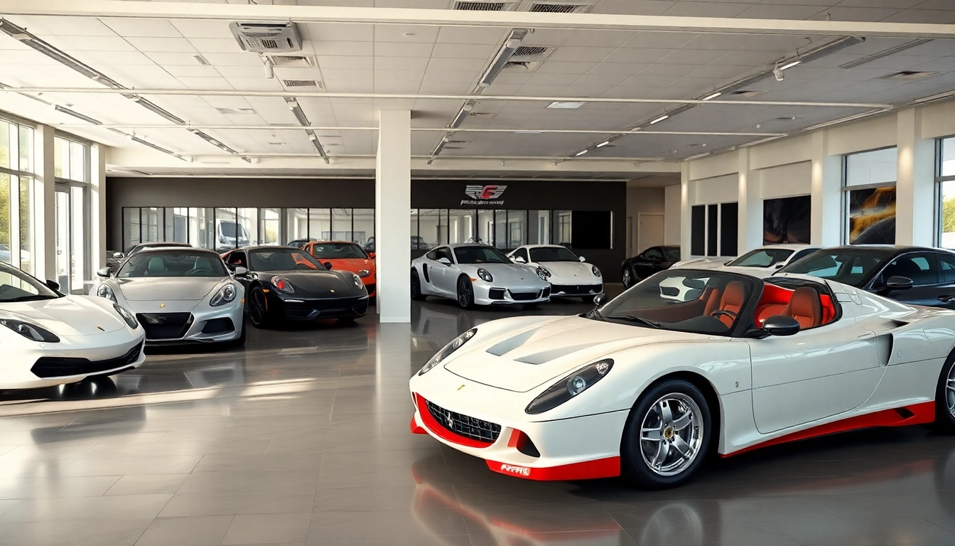 Proven compro auto services showcasing luxury cars with professional staff and satisfied
