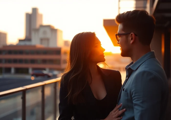Casual couple planning a discreet plan cul in a cozy, private setting for intimate connection.