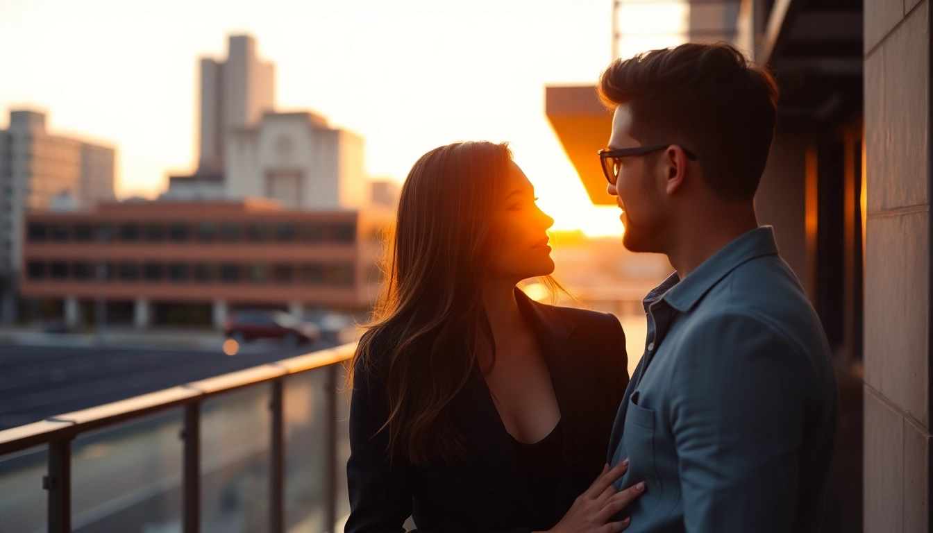 Casual couple planning a discreet plan cul in a cozy, private setting for intimate connection.